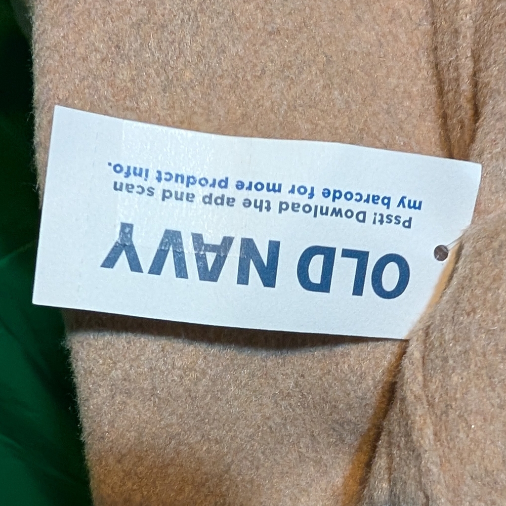 NWT Old Navy Women's Wool Shacket in Tan - Picture 6 of 6